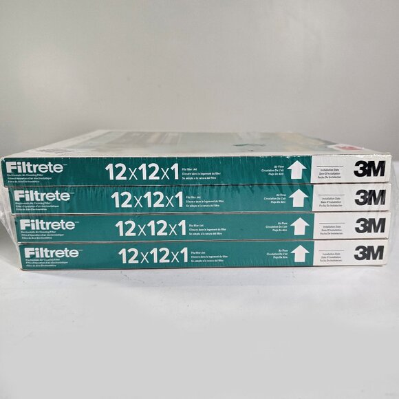 Filtrete 3M 4 Pack Allergen Reduction 1200 12 x 1 2 x 1 Merv 11 Air Filters NEW - Picture 4 of 6